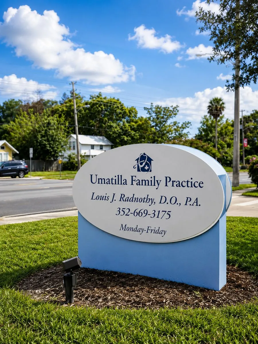 Umatilla Family Practice sign on South Central Avenue